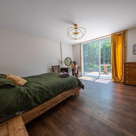 Chalet Deschamps- Spa- Chien Accepte- Nature- Estrie Mansonville المظهر الخارجي الصورة
